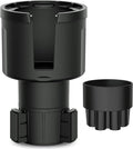 Car Cup Holder Expander (Long Base) - Adjustable Expandable Insert Extender, Automotive Adapter Holds Hydro-Flask, Yeti, Nalgene, Large (32 40 oz) Water Bottles, Big Drinks - Universal