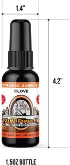 Clove Concentrated Air Freshener for Room and Car - Oil-Based Diffuser Spray Bottle - Long-Lasting Bathroom, Car Freshener & Odor Eliminator (1 Pack)