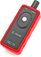 TPMS Relearn Tool for Car Tire Sensor, EL-50448 Tire Pressure Monitor Sensor Activation Reset Tool OEC-T5, System Programming Training for Most Series Vehicles (Red)