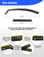 in-Channel Rain Guards Fit for Hyundai Santa Cruz 2022 2023 2024 2025 2026, Window Rain Guards Visors Vent Visors Window Deflector Vent Shades Car Accessories -4 pcs
