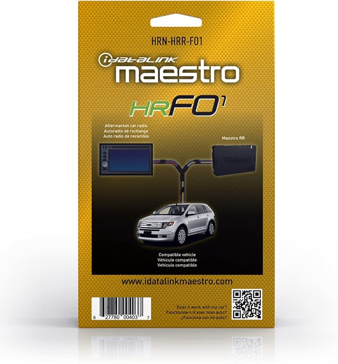 Idatalink HRN-HRR-FO1 Plug and Play Harness for Select Ford Vehicles 2006-2016 (ADS-MRR or ADS-MRR2 Module Required)
