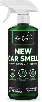 New Car Smell Spray (16oz) – Long Lasting Air Freshener for Cars, Eliminates Odors, Fresh New Car Scent Like Dealership Finish, Made in USA