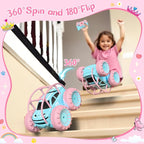 Amphibious Remote Control Car,Rechargeable RC Cars Toy 360° Flips Rotation Stunt Crawler 15KM/H 4WD All Terrain Outdoor Indoor Toy for Kids Boys Girls 3-12