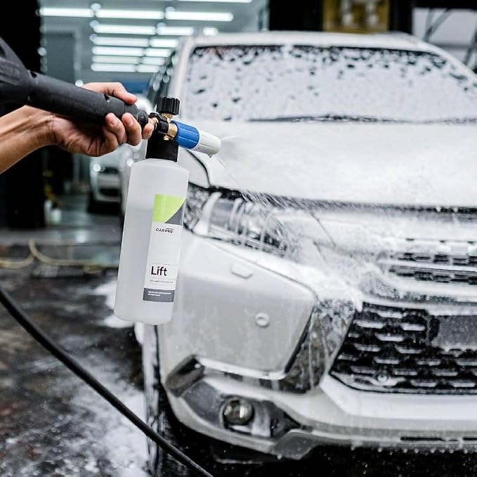 Lift - Pre-Wash Snow Foam Car Wash Soap, Dissolves and Lifts Away a Large Amount of Dirt & Grime, Completely Touchless - Use in Bucket or Foam Cannon, Concentrated - Liter (34oz)