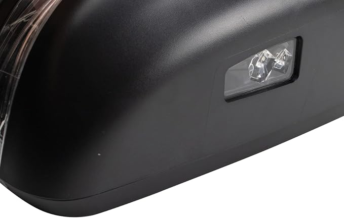 Passenger Side Power Folding Mirror Heated Memory Blind Spot Indicator Smooth Black Compatible with 2019-2022 Ram 1500 CH1321477