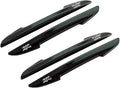 Black Car Door Edge Guard Trim Molding Crash Scratch Protector 2Pcs