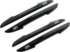 Black Car Door Edge Guard Trim Molding Crash Scratch Protector 2Pcs