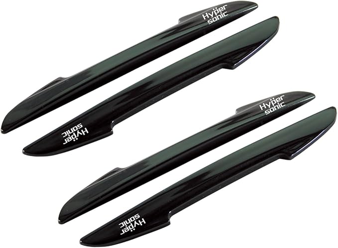 Black Car Door Edge Guard Trim Molding Crash Scratch Protector 2Pcs