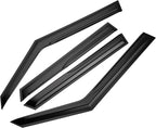 Tape-on Rain Guards Side Window Visor for Kia Soul 2020 2021 2022 2023 Vent Deflector 4 Pcs