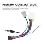 Car Stereo Wiring Harness for Nissan Altima, Rogue, Murano, Qashqai, Sentra 2007–2013, Plug & Play Cable for Android Head Unit with 16-Pin Power Socket, for Steering Wheel Control, FM/AM Radio
