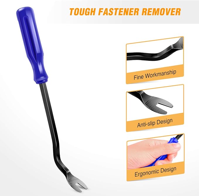 5PCS Auto Trim Removal Tool Kit No-Scratch Pry Tool Kit for Car Door Clip Panel & Audio Dashboard Dismantle -5PCS