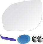 Driver Side Mirror Glass Compatible with Hyundai Santa Fe Santa Fe XL | Compatible with Hyundai Santa Fe 2013-2018, Santa Fe XL 2019 Heated