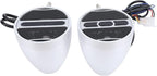 Motorcycle Speaker for ATV 3-inch Handlebar Sound System with Stereo FM Radio MP3 USB for Motorcycles and Electric Vehicles