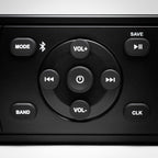 MDR2.0 160 Watt Single DIN Marine Grade Digital Source Receiver Radio with AM/FM/Weather Band, Bluetooth, and USB Connection