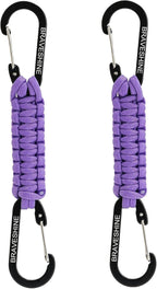 Paracord Keychain Carabiner Clip, D Ring Lanyard Hanger Stroller Hook for Water Bottle, Key, Backpacks, Men, Women
