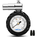 Presta Valve Gauge, Analog Presta Valve Bicycle Tire Pressure Gauge,100PSI/7Bar, Suitbale for Hybrid Bike Tire Inflation Range