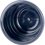 (Set of 4) Amarine-Made Black Recessed Drop in Plastic Cup Drink Can Holder with Drain for Boat Car Marine Rv - Black