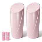 Car Trash Can, 2 Pack Leakproof Mini Garbage Bin with Lid, 40 Bags | Leakproof, Mini Car Garbage Bin, With Lid