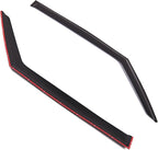 Outside Mount Window Vent Visors Rain Guards Compatible with Mini Paceman 2013-2016 | Side Window Wind Deflectors Rain Shields | Smoke Tinted, 2 Pcs Set, DGWV-783