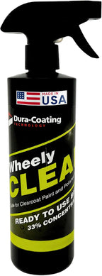 Wheely Clean - Professional Wheel Cleaner Spray - Ready-to-Use Tire Cleaner and Rim Cleaner - Suitable for Aluminum, Chrome, or Clear-Coated Wheels - Removes Brake Dust - 16 oz