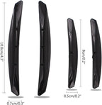 4Pcs Car Door Edge Guards Moulding Trim Edge Anti-Collision Strip Scratch Guard Car Door Protector for Most Cars (Black)