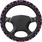 Animal Paws Elastic Steering Wheel Cover Non-Slip Breathable Steering Wheel Protector Fit Auto, SUVs, Truck
