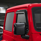 Voron Glass Tape-on Extra Durable Rain Guards for Jeep Wrangler JL 2018-2026/Jeep Gladiator 2020-2026, Window Deflectors, Vent Window Visors, 2 Pieces - 100278