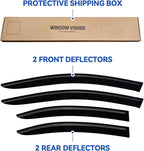 Window Visors Rain Guards for 2022 2023 2024 2025 2026 Subaru WRX, Out-Channel Window Vent Wind Deflectors Visors Shades for 22 23 24 25 26 Subaru WRX Premium Limited GT