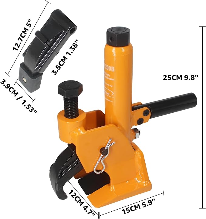 BESTOOL Manual Tire Bead Breaker with Handle and Rubber Pad, Tire Change Tool for Aluminum Alloy Hubs, ATV Tire Operation, Tractors, Trucks, Cars, Heavy Duty Tires Car Repair (US Patented)