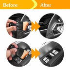 Car Interior Detailing Brush,Soft Bristle Cleaning Brush Car Detailing Brush Dusting Brush,Car Interior Cleaning Tool,Auto Detail Brush Car Dash Duster Brush (Black&Brown)
