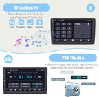 Car Radio Stereo for Chevy Chevrolet Silverado 2007 2008 2009 2010 2011 2012 2013 GMC Sierra Yukon with Wireless CarPlay Android Auto Bluetooth Backup Camera