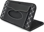 Car CD Holder Storage Case, Car Truck SUV Visor Organizer with Free Napkins, Personal Belonging and Registration, Document, Ticket Storage Pouch and 14 Pocket CD