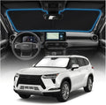 for Toyota Land Cruiser Sun Shade Windshield Cover - Custom Fit Land Cruiser Accessories 2024 2025 2026 Sunshade Foldable UV Protection & Heat Shield Sun Visor Accessories