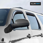 in-Channel Incredibly Durable Rain Guards for Chevrolet (Chevy) Suburban 1500 2007-2014/Suburban 2500 2007-2013, Original Window Deflectors, Vent Window Visors, Vent Deflector, 4 pcs.- 607180