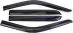 Window Visors Rain Guards Deflector 4 Piece Set for 2014-2018 Chevrolet Silverado & GMC Sierra 1500 2500HD 3500HD Crew Cab 94536