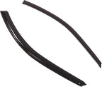 WD2-554 Dark Smoke 2 Pcs Set Window Visor (Outside Mount) Deflector Rain Guard Compatible with 1994-2001 Acura Integra