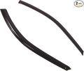 Outside Mount Window Vent Visors Rain Guards Compatible with Acura Integra 1994-2001 | Side Window Wind Deflectors Rain Shields | Black Tinted, 2 Pcs Set, BGWV-554