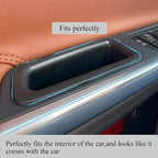 Front Row Door Side Storage Box Compatible with Volvo S60 2009-2017 2018 V60 2009-2017 2018 Armrest Phone Container Door Organizer Handle Pocket ABS Tray Insert Glove Pallet