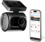 VREC-H120SC Compact Dash Camera – Discreet 1.5K Resolution Front Dash Cam for Cars with Impact Detection, 120 Degree Wide Angle Coverage, Built-in WiFi, Companion App, USB-C Easy Install