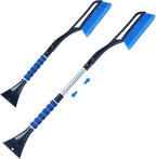 RELF 2-in-1 Snow Brush and Ice Scraper - Extendable & Durable for Car Windshield and Roof Cleaning