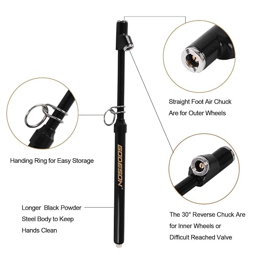 Dual Head Tire Pressure Gauge, Heavy Duty Pencil Tire Gauge Range 10-150PSI,Dual Head Truck Pen Air Pressure Gauge (Pack of 2)