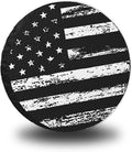 16" Spare Tire Covers for Tire,USA Flag Trailer Spare Tires Cover for All-Around Protection,Universal Spares Tires Covers for Trailers Fits Cars SUVs Trucks Diameter 29.92"-31.1" (16 inch)