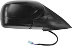 Passenger Side Mirror Assembly Power Heated Foldaway Textured Paint to Match Compatible with 2011-2013 Subaru Forester