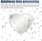 4PCS Car Blind Spot Mirror, Heart-Shaped Wide Angle HD Glass Convex Frameless Side Blindspot Mirror with Adjustable Stick, Auto Exterior Rear View for Wide Angle, Universal Fit
