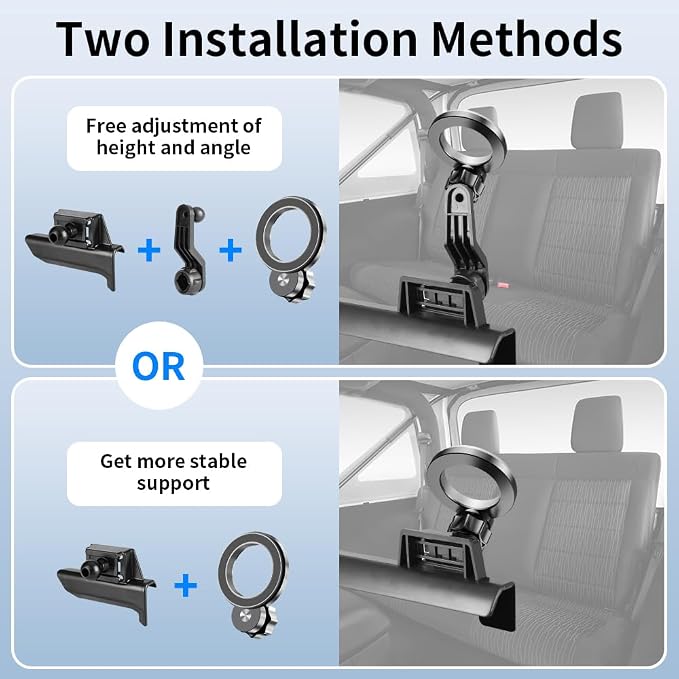 Car Magnetic Phone Mount for Chevrolet Chevy Silverado 1500 2022 2023 2024 2025 2026 and 2500HD 3500HD 2024-2026 [NOT Fit Work Truck.Custom] Auto Accessories Best Cellphone Holder Screen Stand