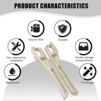 Car Seat Gap Filler, 2PCS Crevice Blocker Stopper Between Vehicle Seat Console, No Drop Automotive Fill Crevice Guard Interior Accessories, Universal for SUV Truck Sedan (Beige)