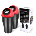 Cup Holder Trash Can, Leakproof Car Trash Can with Lid, Trash Bin for Car Accessories, Mini Garbage Bin Organizer for Automotive Office Home Kitchen, Applicable to Women and Men