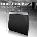 LED Car Trash Can Leak-Proof,Strong Magnetic Fast Closing Car Trash Bin as Cars Organizers and Storage,Cars Garbage Can with Automotive Trashs Bag for Backseat,Console,Door