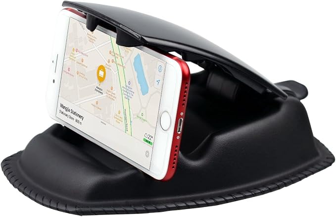 GPS Car Truck Mount, Non-Slip GPS Bean Bag Dash Mount 2-in-1 Anti-Skid Friction Dashboard Sandbag Clamshell Phone Holder for Garmin Nuvi Tomtom Magellan Navigation & All Cell Phone iPhone