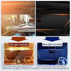 300T Thickened Sunshade for Car Windshield,Windshield Sun Shade for Blocking 99% Sunlight & Heat,Summer Cars Essentials Sun Cover for Car Windshields Fits Small Truck,SUV (XL: 63x33 inch)